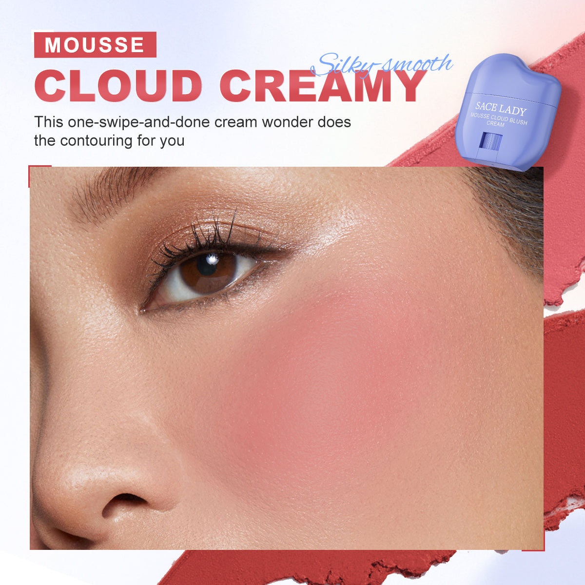 SACE LADY Mousse Cloud Blush Cream