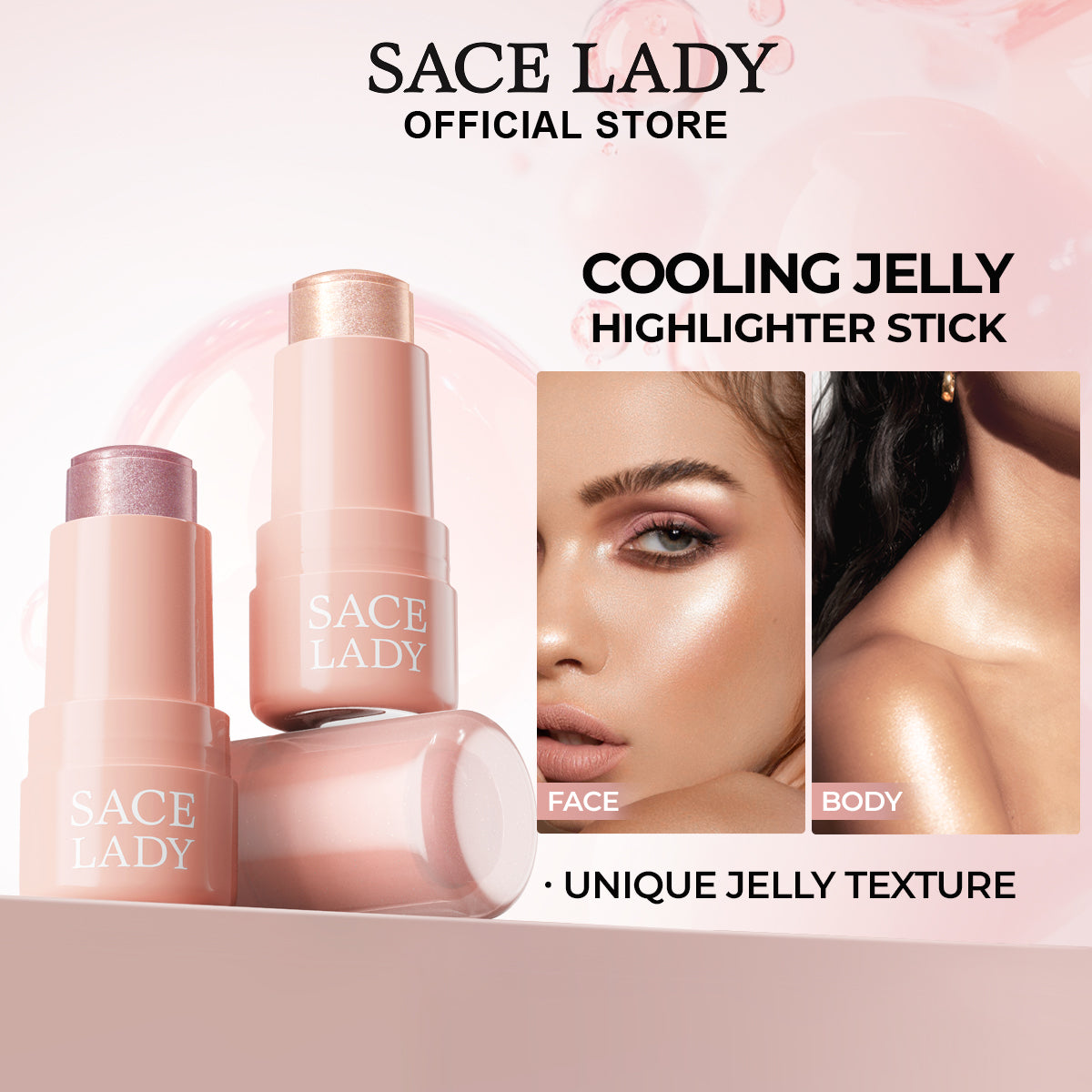 SACE LADY Cooling Jelly Highlighter Stick