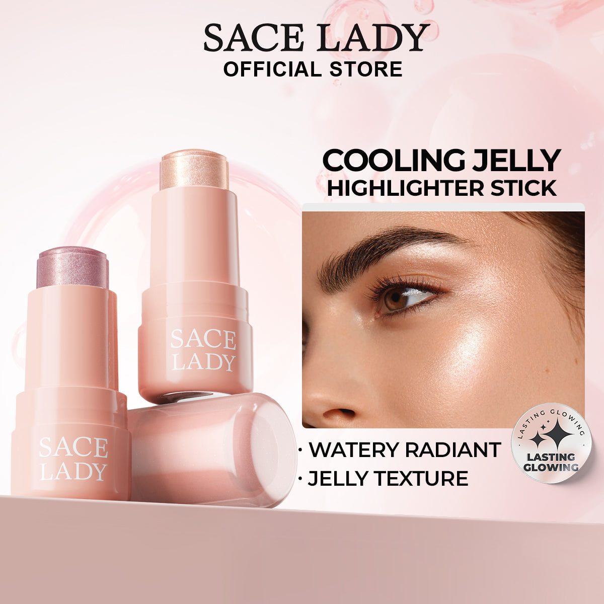 SACE LADY Cooling Jelly Highlighter Stick