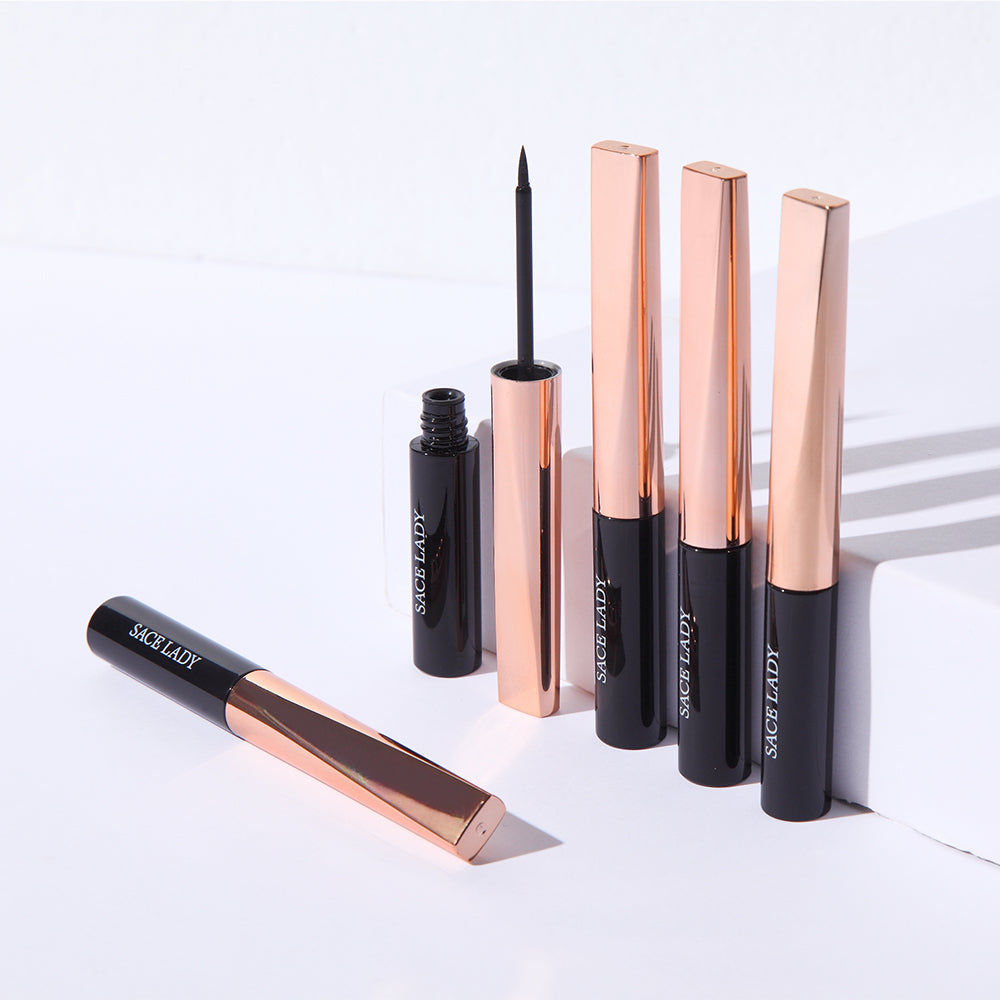 Black Gold Waterproof Black Liquid Eyeliner