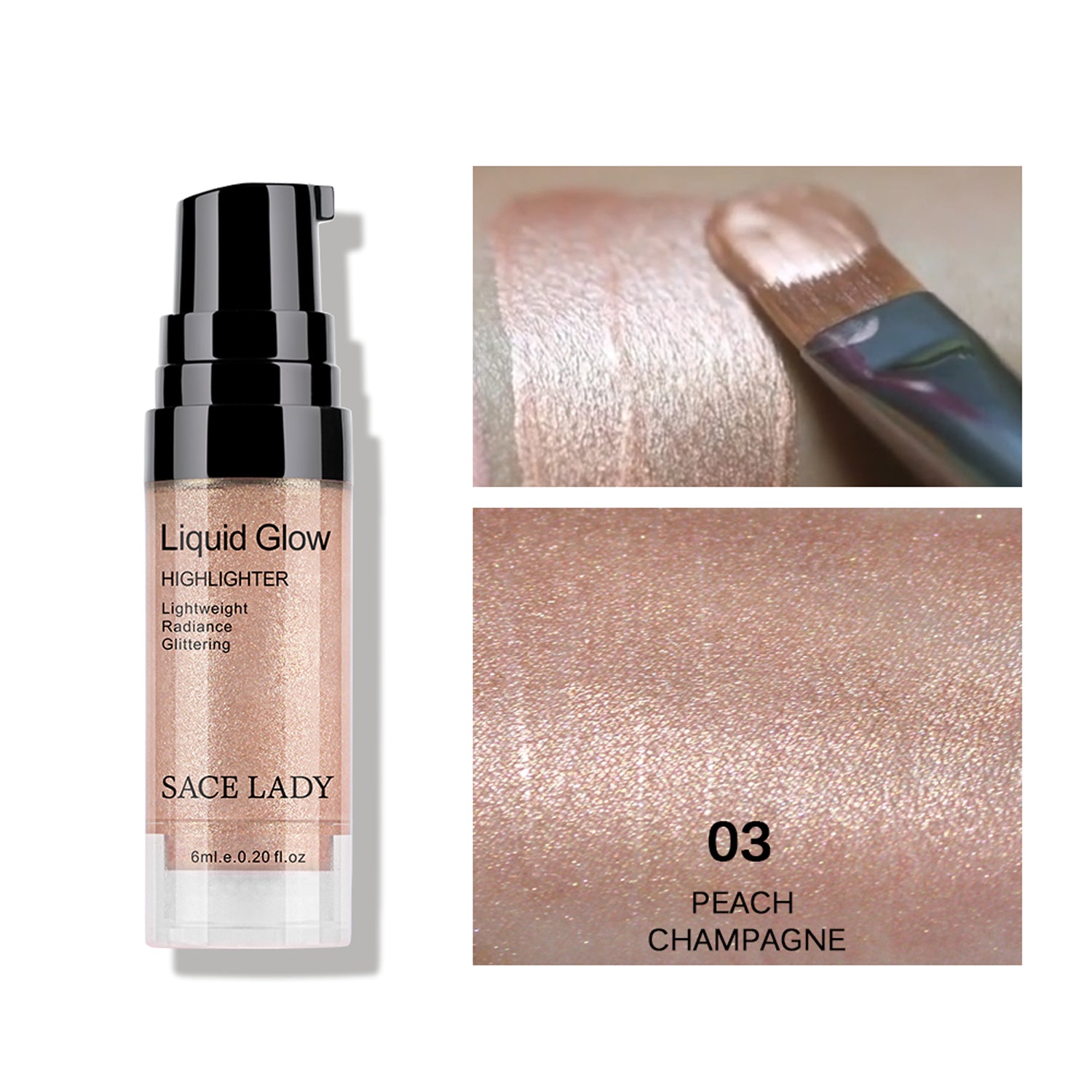 Liquid Glitter Makeup Smooth Highlighter