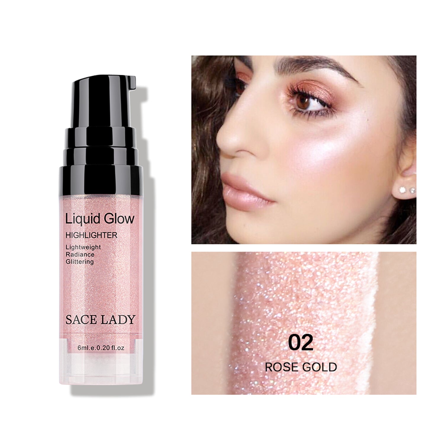 Liquid Glitter Makeup Smooth Highlighter
