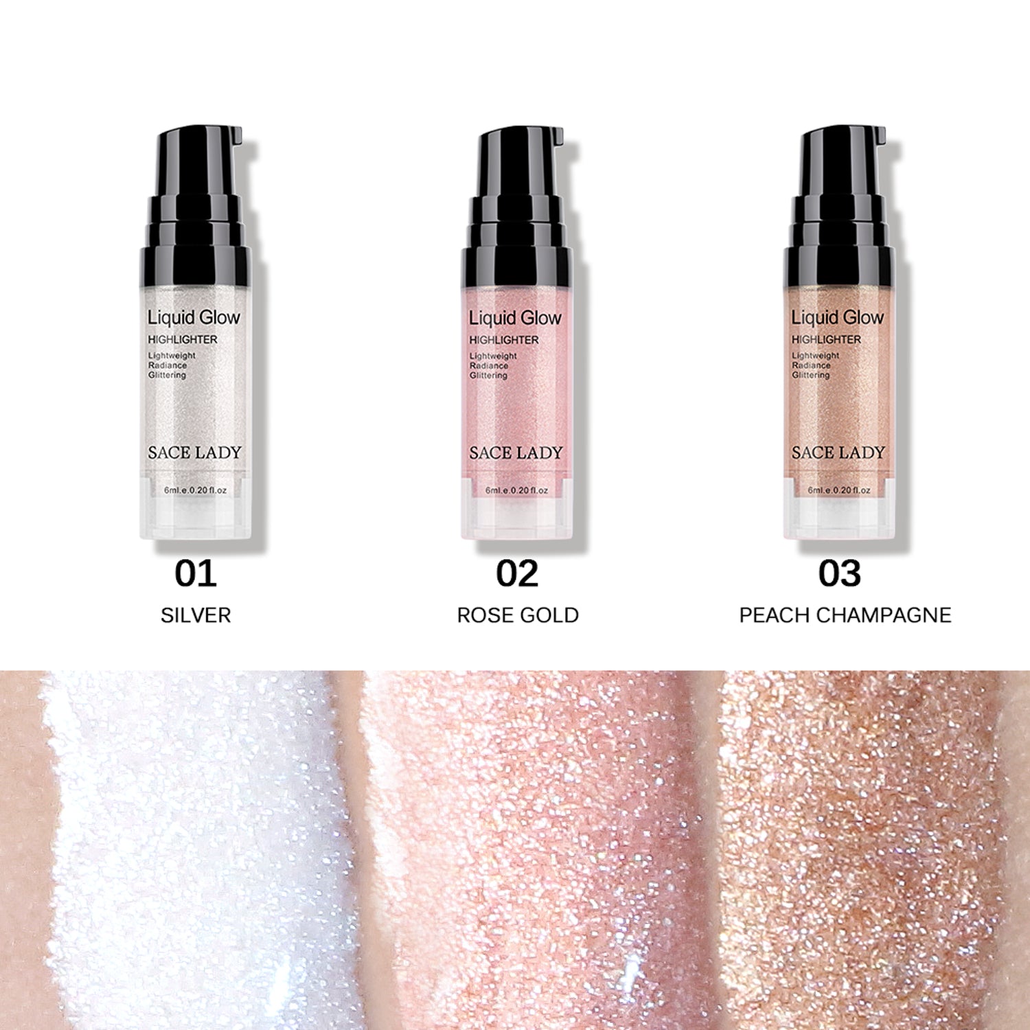 Liquid Glitter Makeup Smooth Highlighter