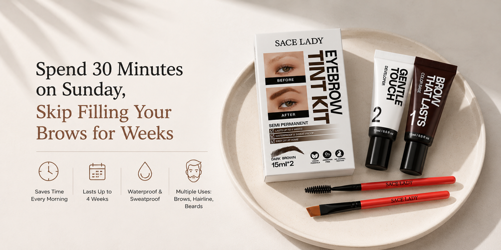 Long-Lasting Eyebrow Tint Kit: Skip Daily Brow Filling