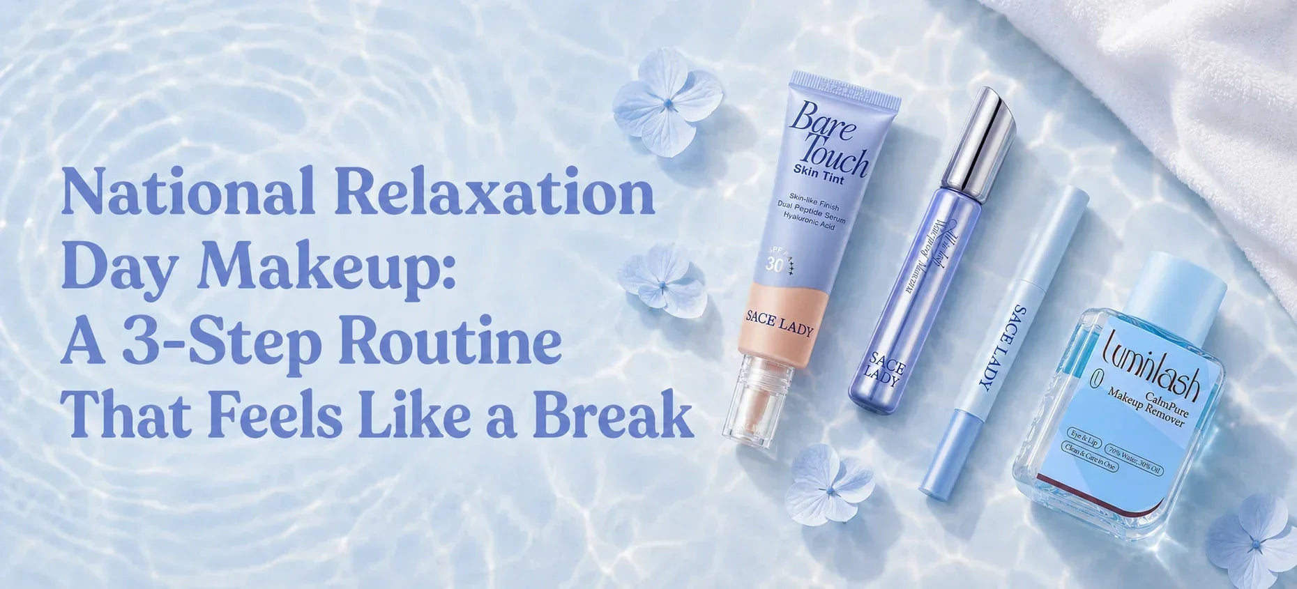 National Relaxation Day Makeup: A 3-Step Routine That Feels Like a Break
