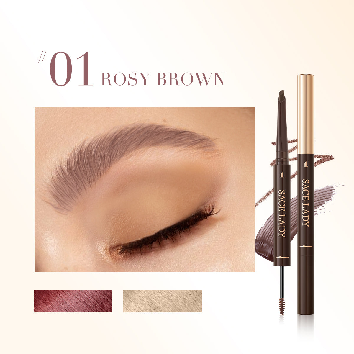 2 In 1 Eyebrow Pencil & Tinted Gel