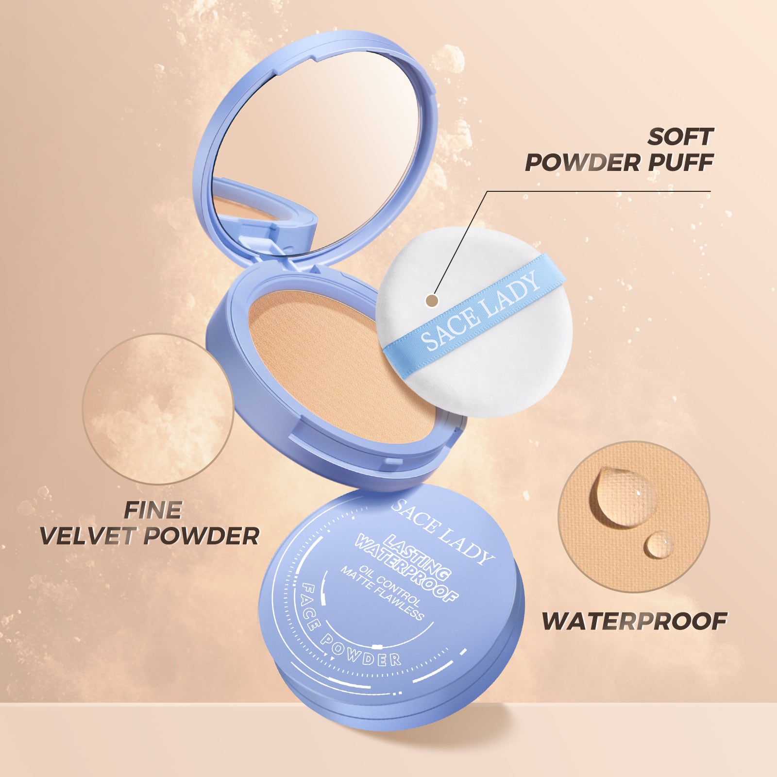 Lasting Waterproof Face Powder