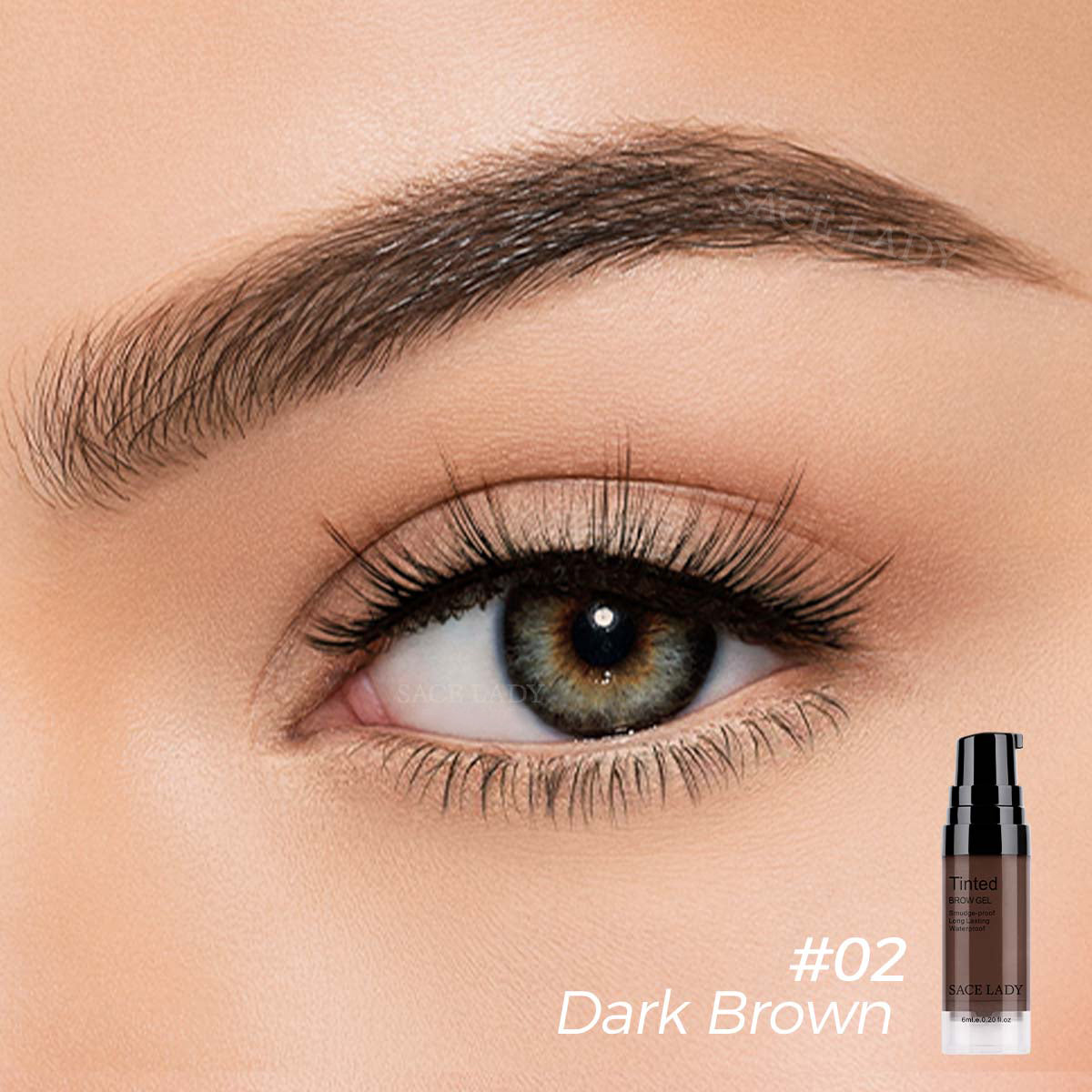 SACE LADY 3D Eyebrow Gel Long Lasting 24 Hours Waterproof Smudge-proof Brow Cream Makeup Kit