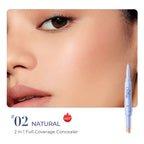 2 in 1 Full Coverage Concealer Pen