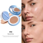 SACE LADY BB Cushion shade 02 Natural Ivory with before-and-after model