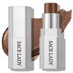 SACE LADY Contour Stick, Cool Toned Contour for Natural Sculpting, Easy to Blend & Long Lasting Cream Bronzer Stick Makeup for Face Eyes Lips
