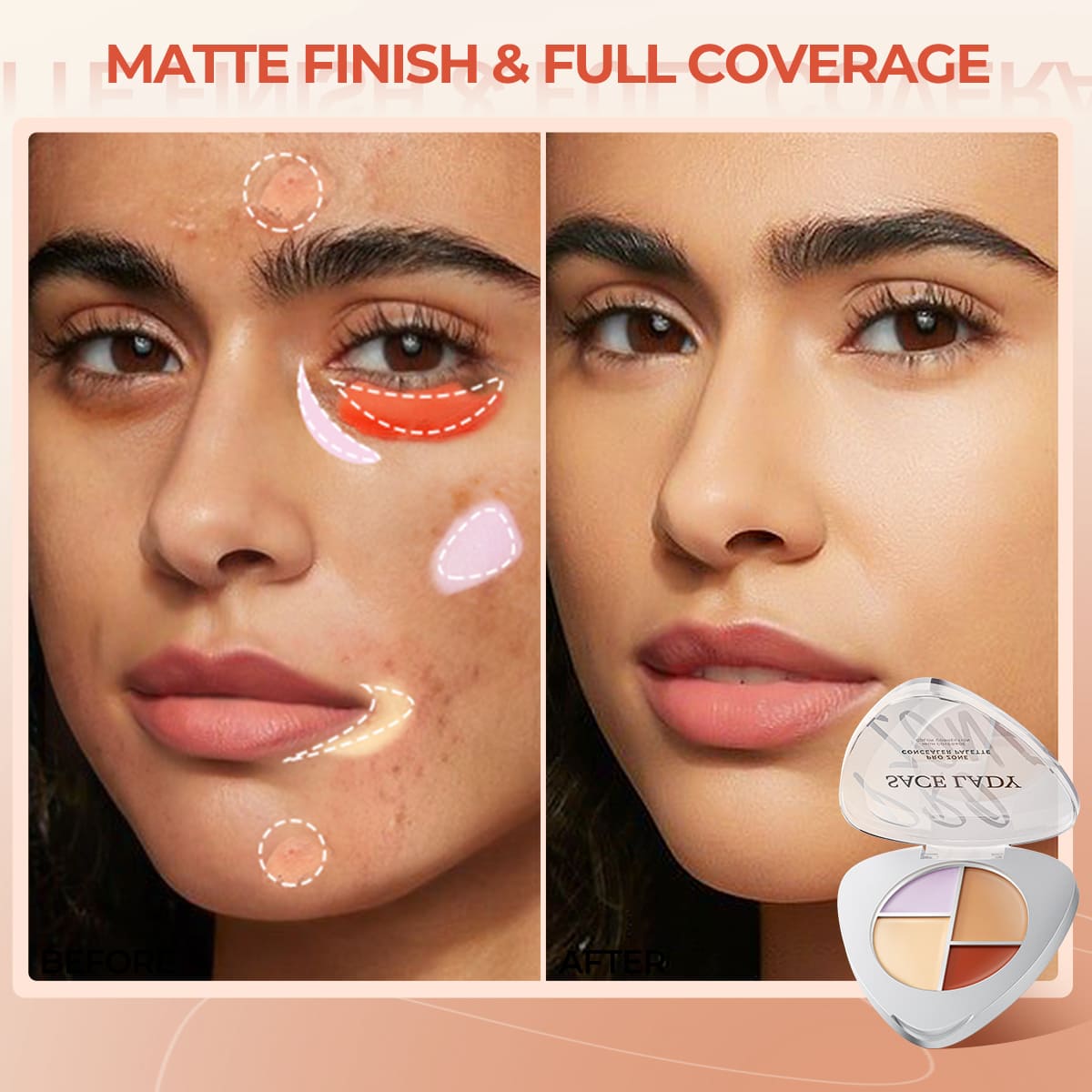 COLOR CORRECTION CONCEALER PALETTE
