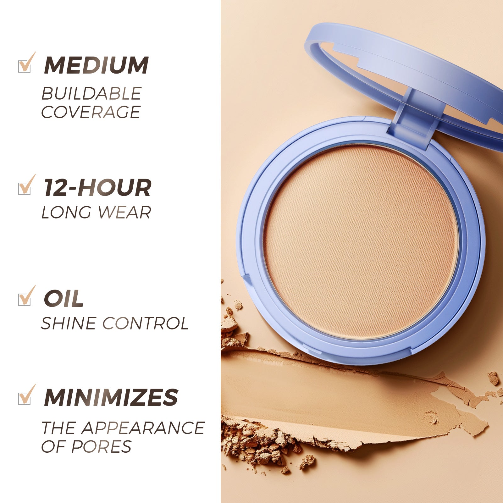 Lasting Waterproof Face Powder