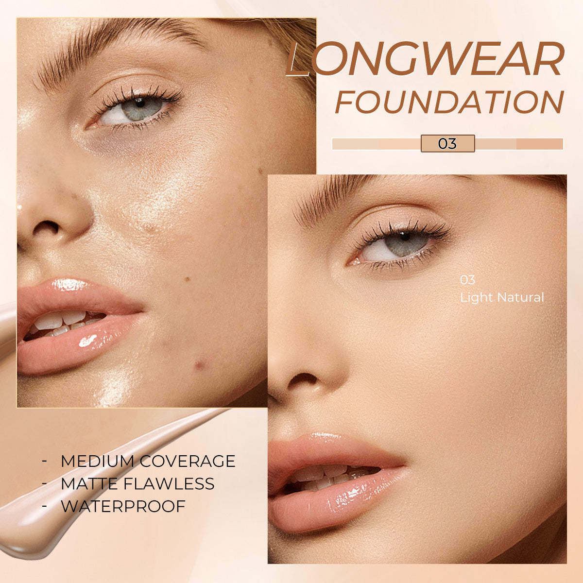 Matte Waterproof Liquid Foundation