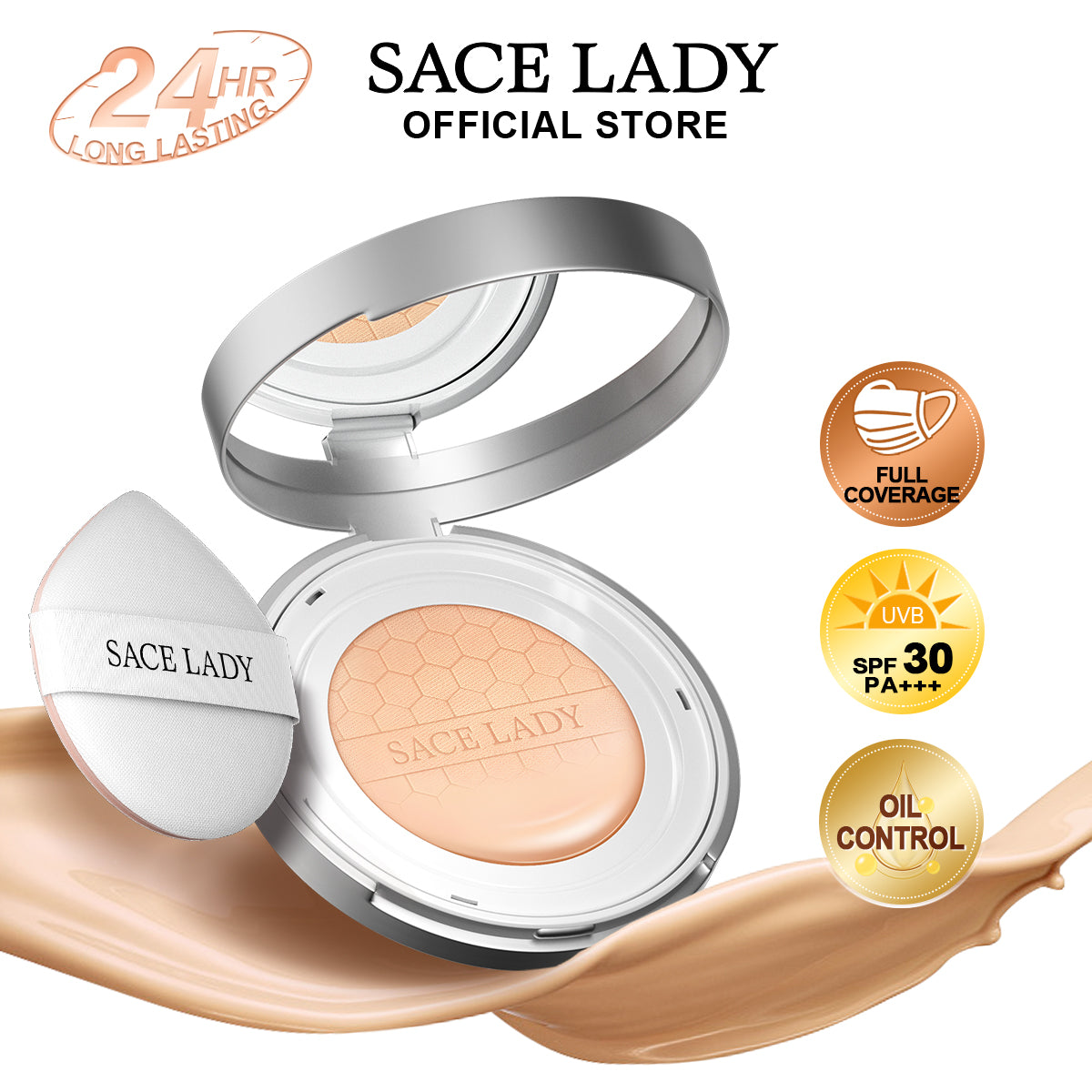 SACE LADY PRO ZONE 24HR Ultra Cover Matte BB Cushion