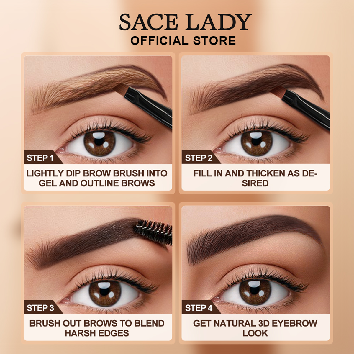 3D Tinted Eyebrow Gel