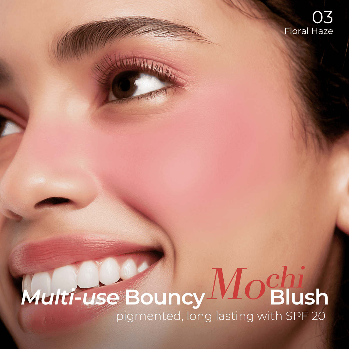 MULTI-USE BOUNCY MOCHI BLUSH | Pigmented, Blendable, SPF20