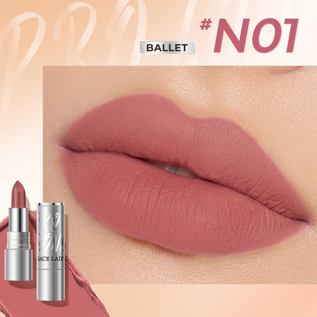 24H LASTING MATTE LIPSTICK | 24-Hour Longwear, Matte Finish, Wateerproof