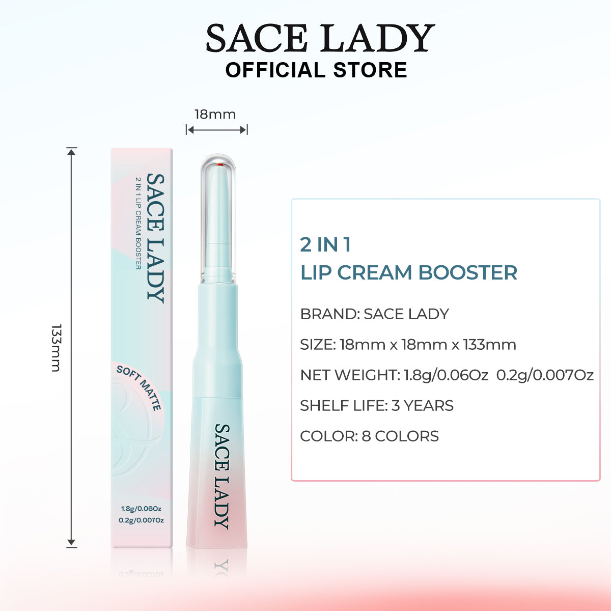 2 IN 1 LIP CREAM BOOSTER