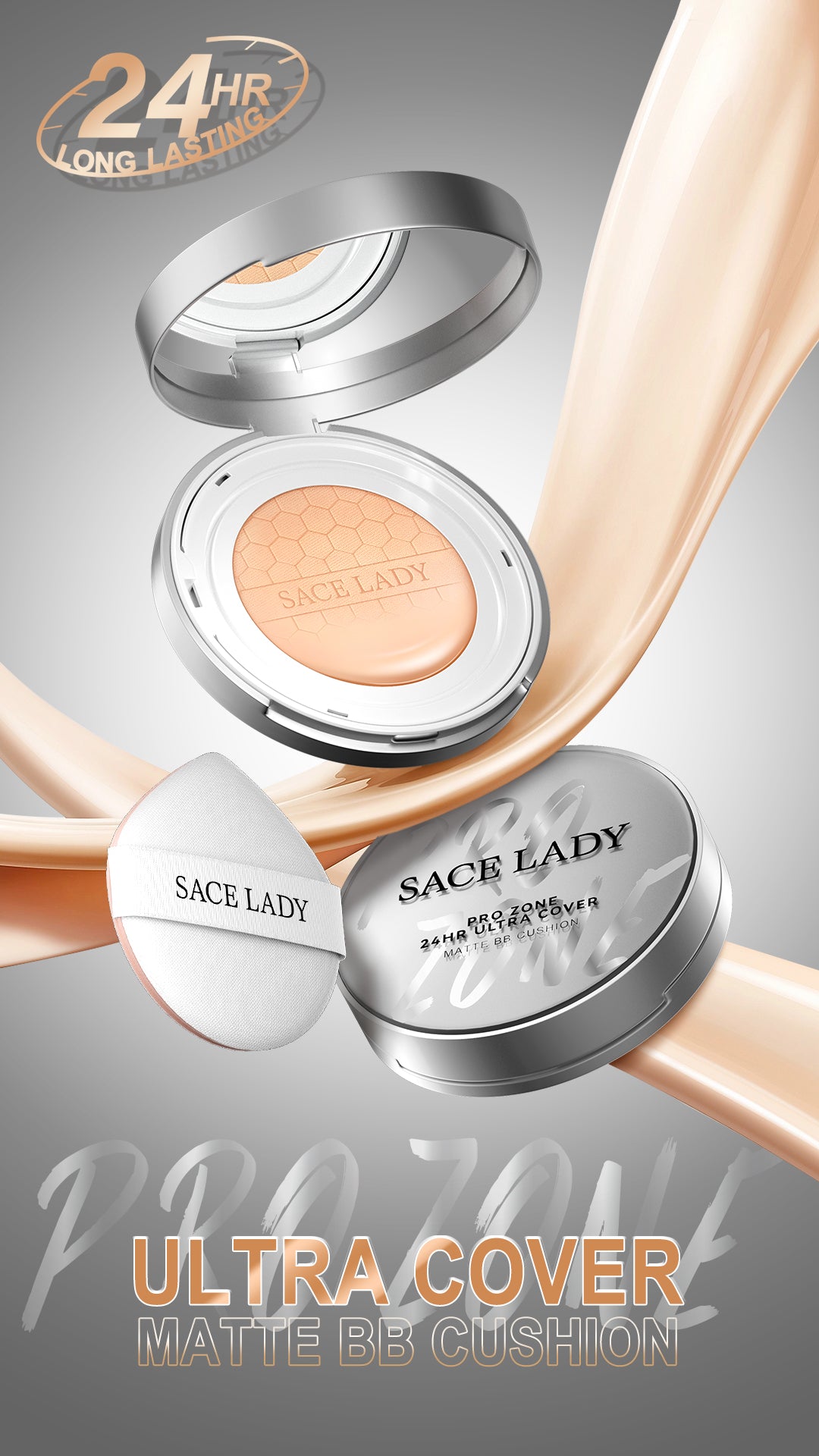 PRO ZONE 24H Ultra Cover Matte BB Cushion A+ Image