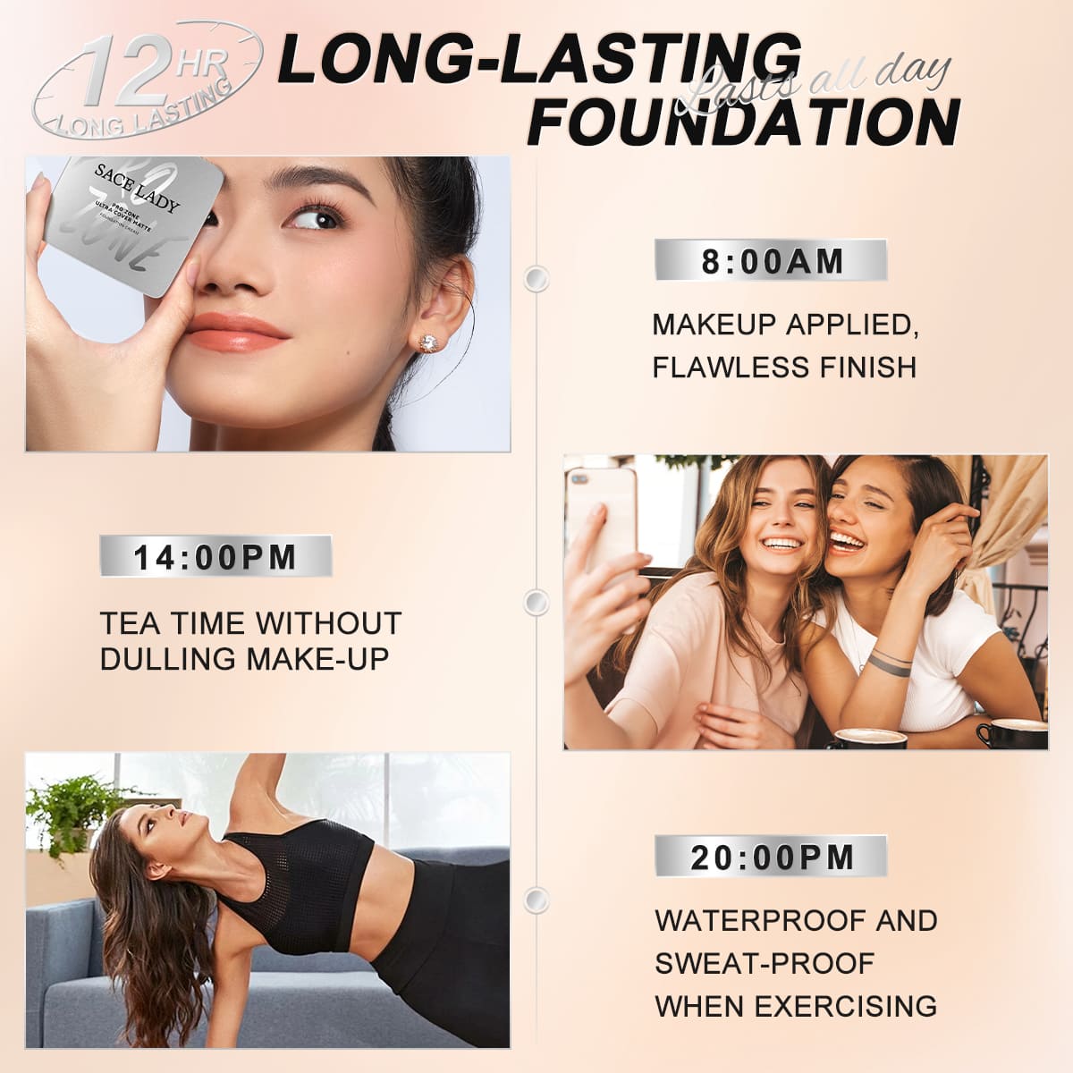 ULTRA COVER MATTE FOUNDATION CREAM | Long-Lasting, Waterproof, Full Coverage