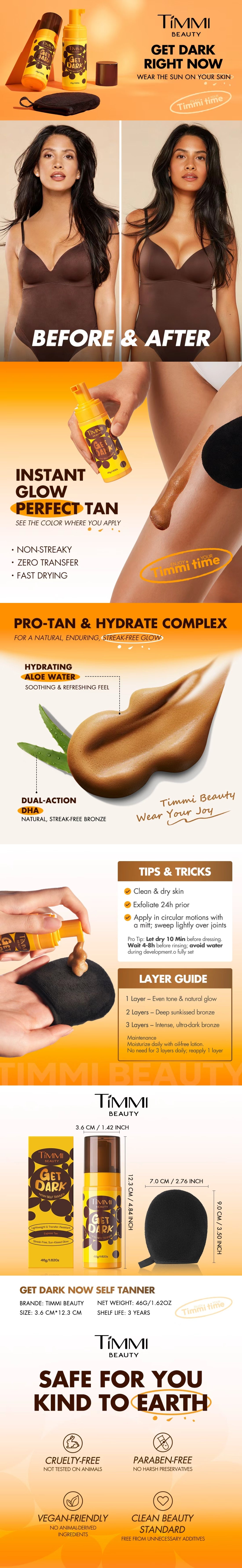GET DARK NOW SELF TANNER A+ Image