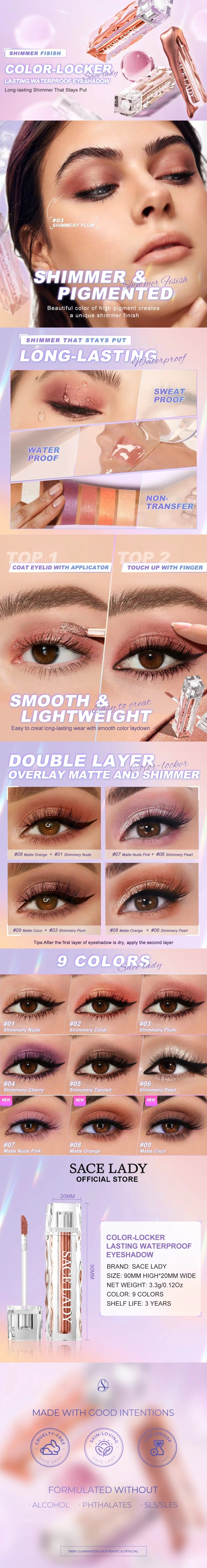 COLOR-LOCKER LASTING WATERPROOF EYESHADOW A+ Image