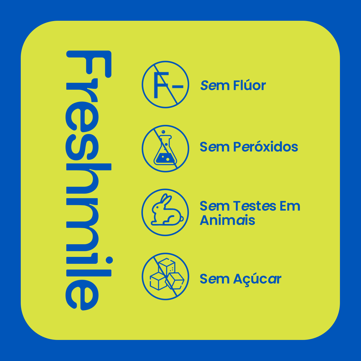 Hot Sale Pó clareador dental Freshmile Sabor menta Contém Hidroxiapatita in Brazil