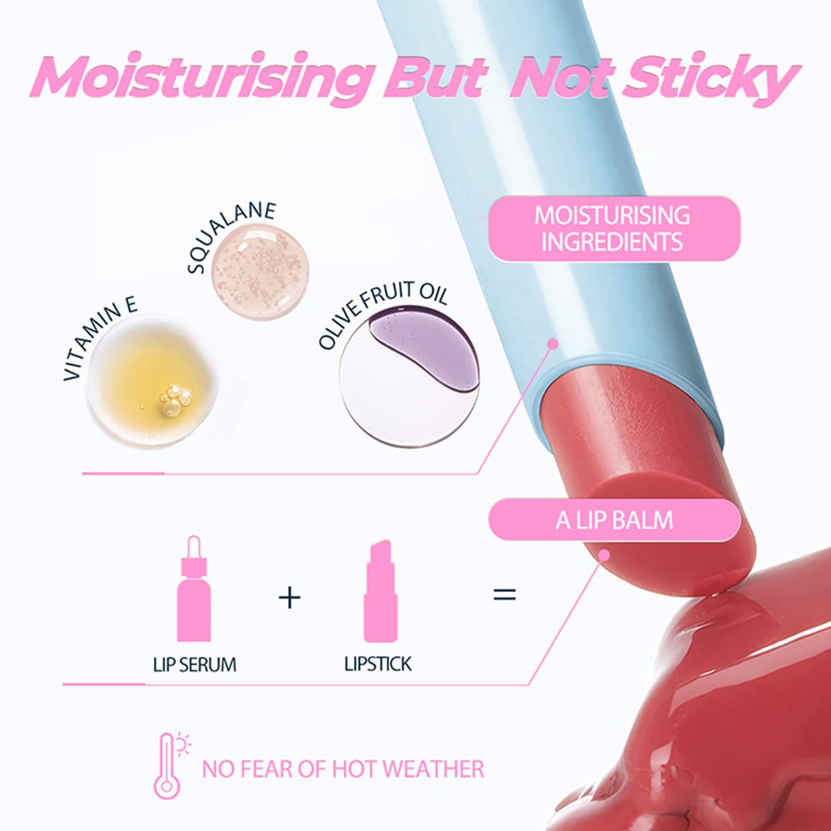 AIRY FRESH GLASTING WATER TINT LIPSTICK | Dewy Finish, Moisturizing