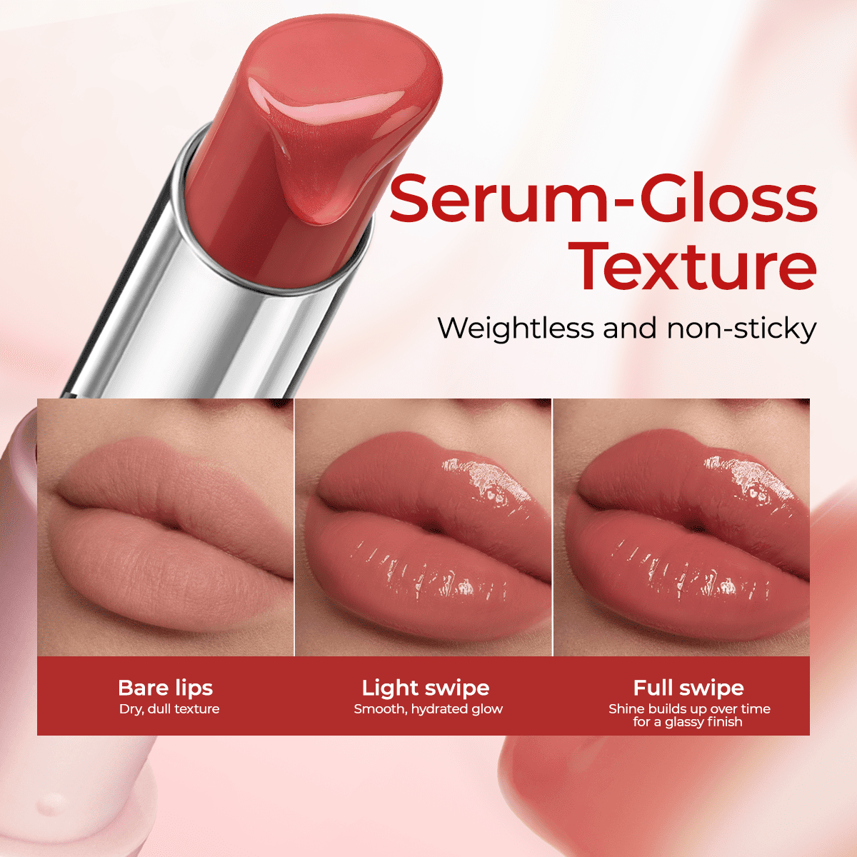 BOLD YOU SERUM GLOSSY LIPSTICK | Transfer-Proof, Moisturizing