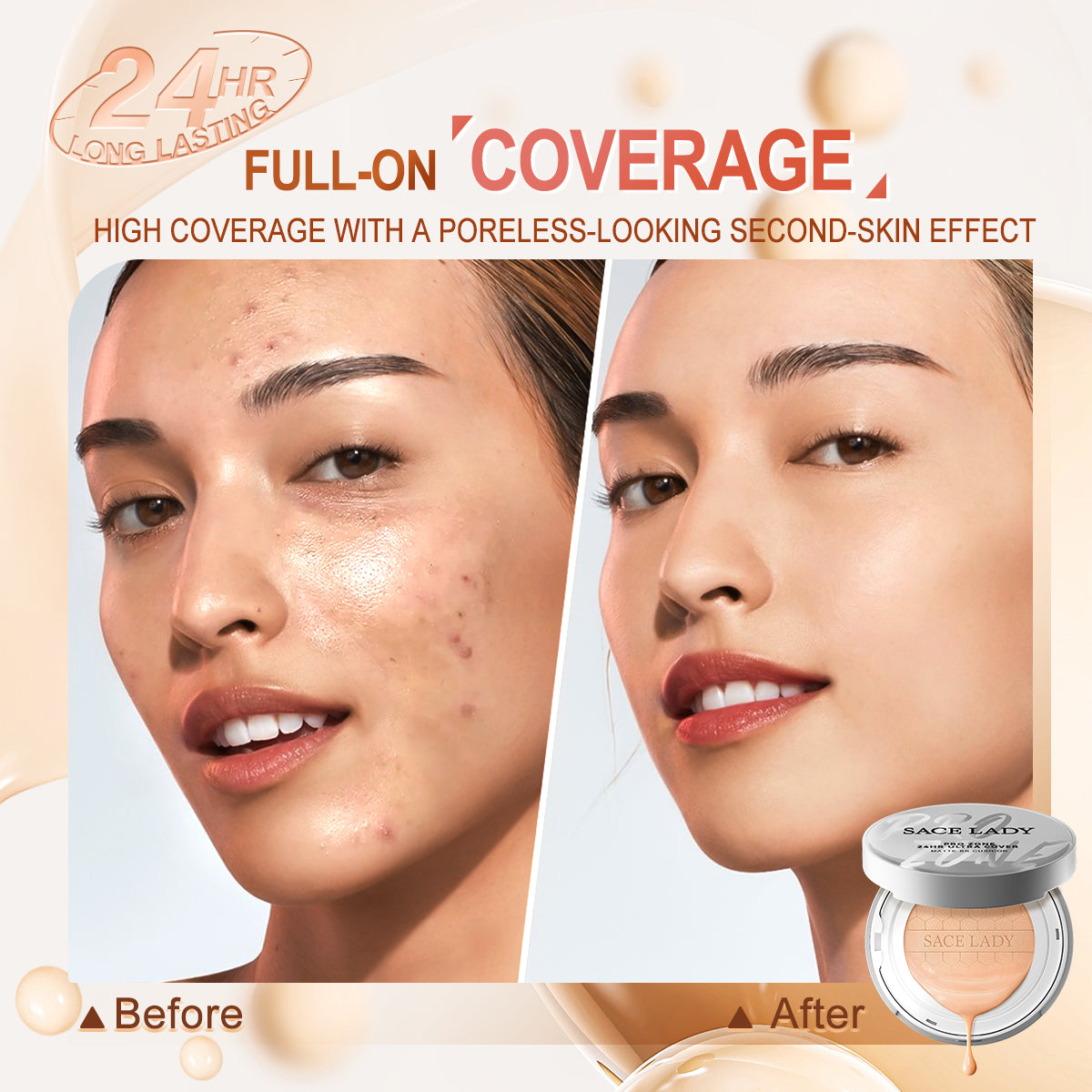 SACE LADY PRO ZONE 24HR Ultra Cover Matte BB Cushion