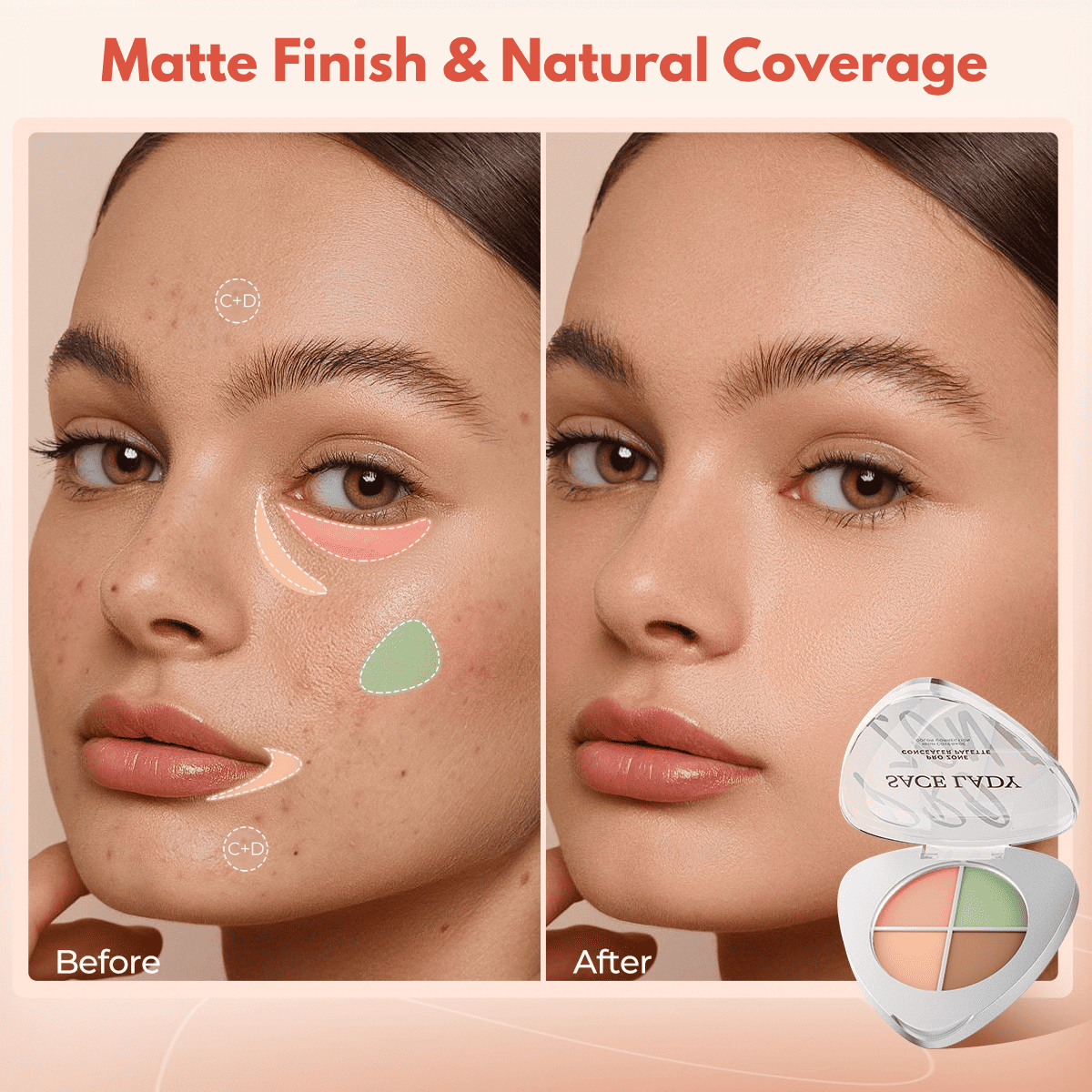 COLOR CORRECTION CONCEALER PALETTE