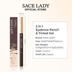2 In 1 Eyebrow Pencil & Tinted Gel