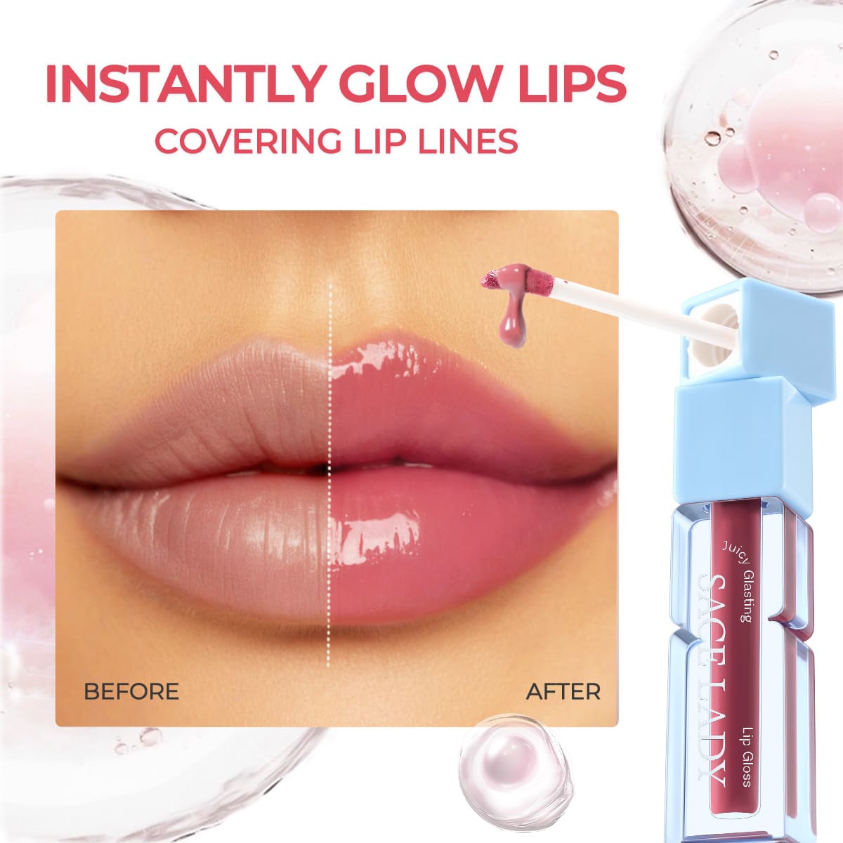JUICY GLASTING LIP GLOSS | Moisturizing, Lightweight