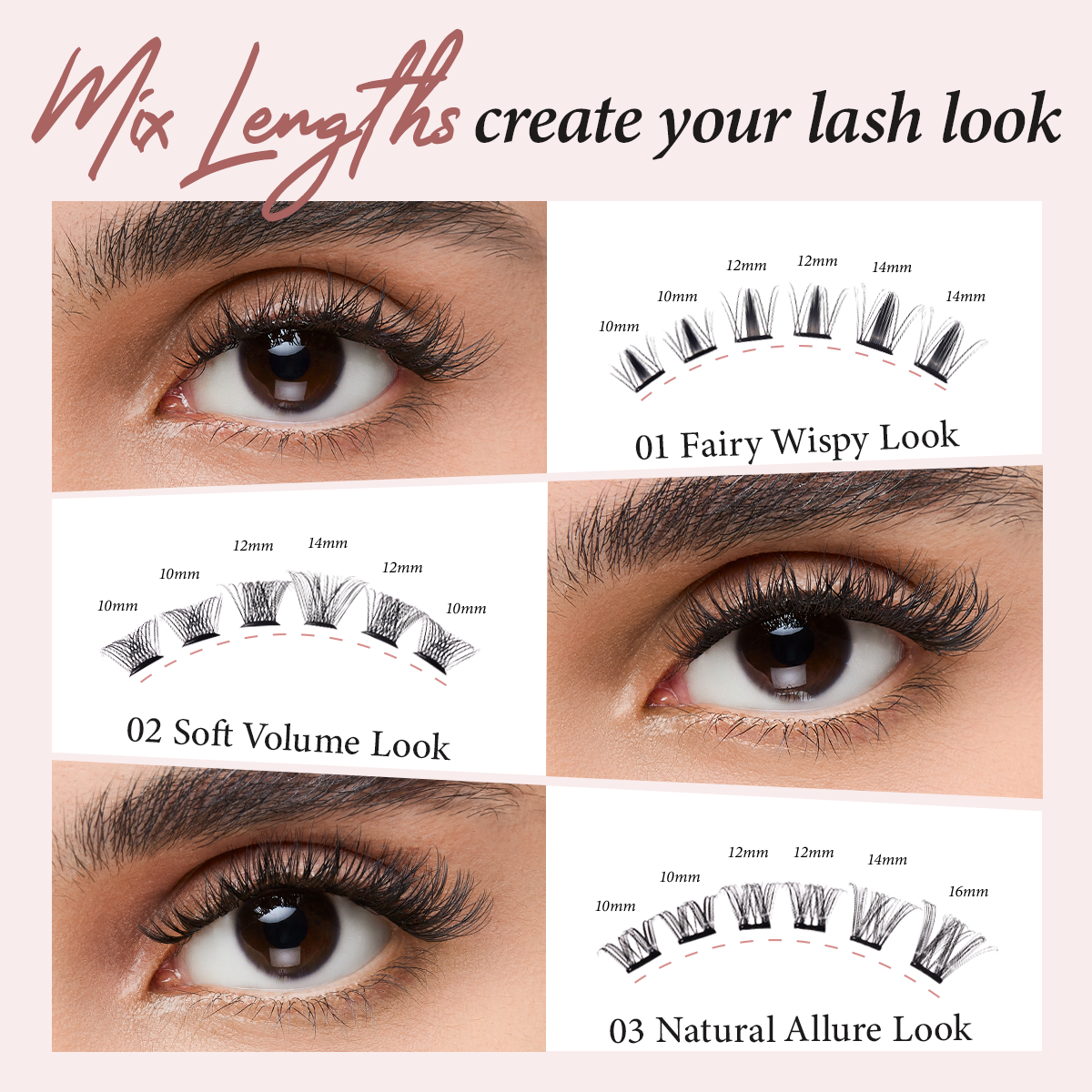 NO-GLUE LASH CLUSTERS KIT