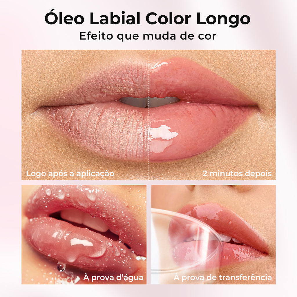 Best-selling color-changing lip Oil in Brazil
