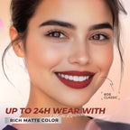 24H LASTING MATTE LIPSTICK | 24-Hour Longwear, Matte Finish, Wateerproof