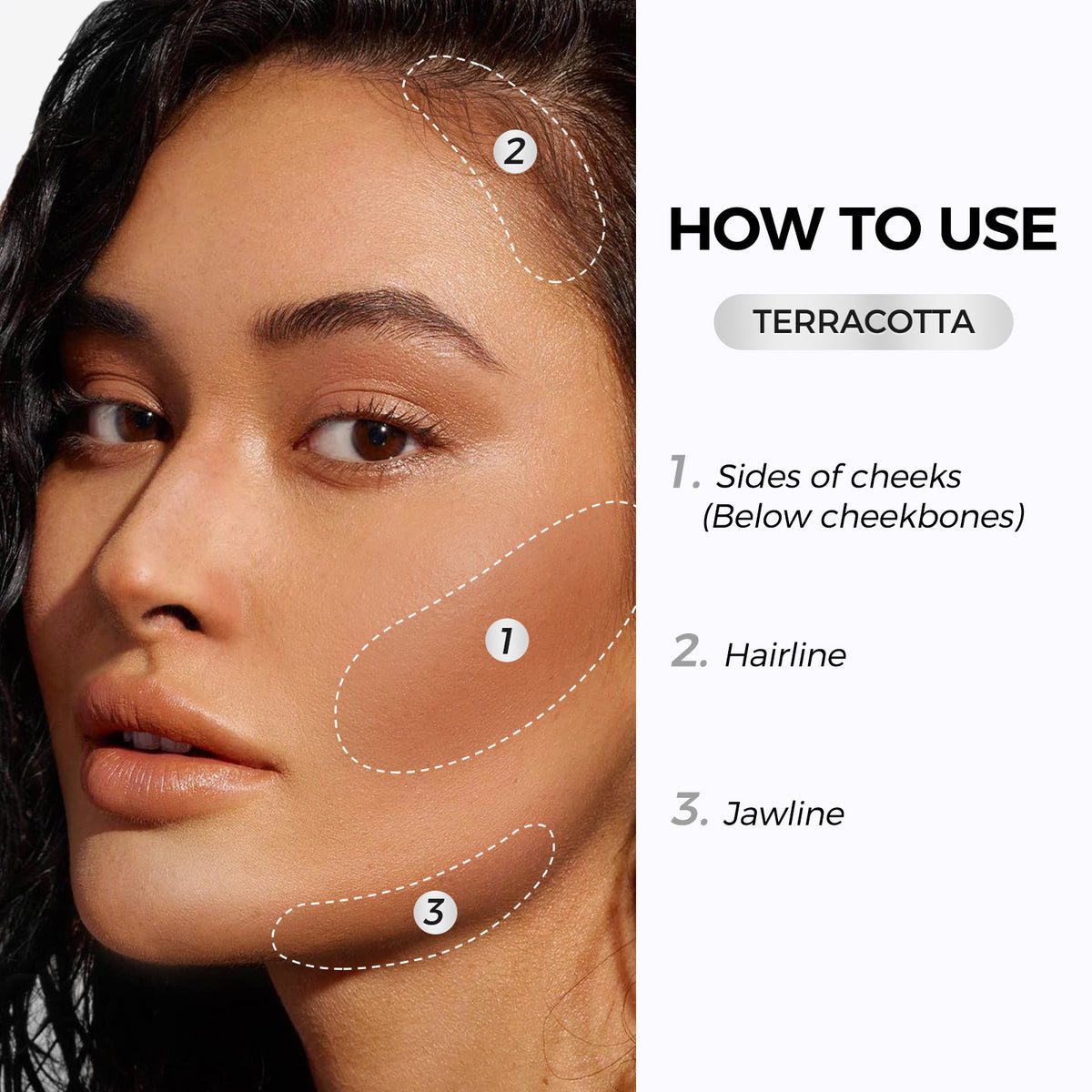 Bronzer, Highlighter, and Blush Stick