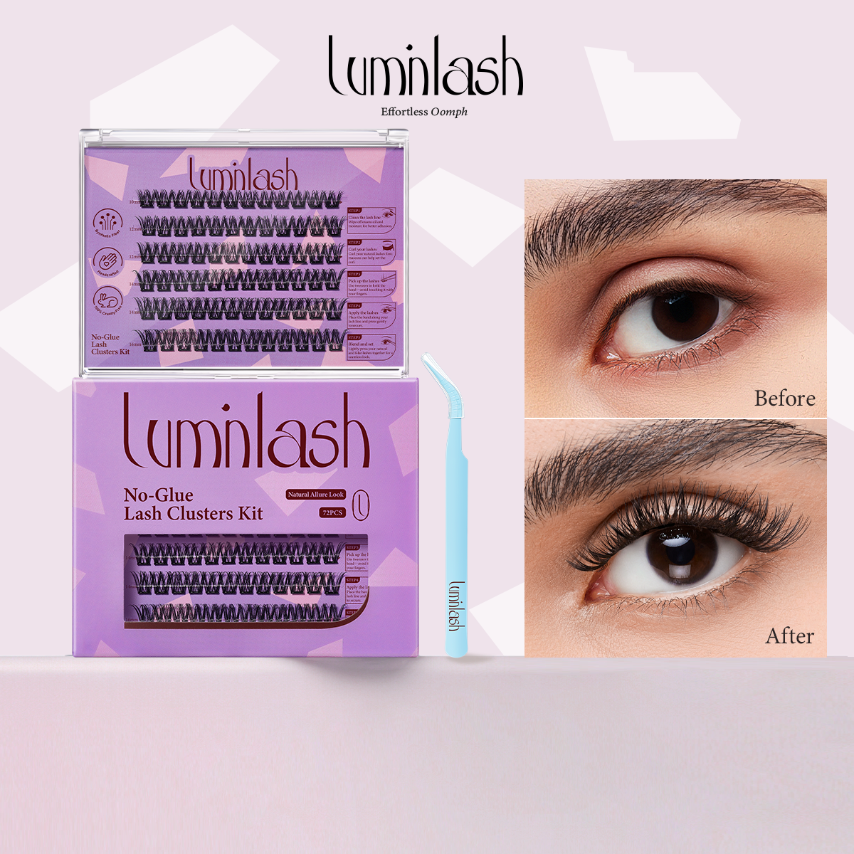 NO-GLUE LASH CLUSTERS KIT