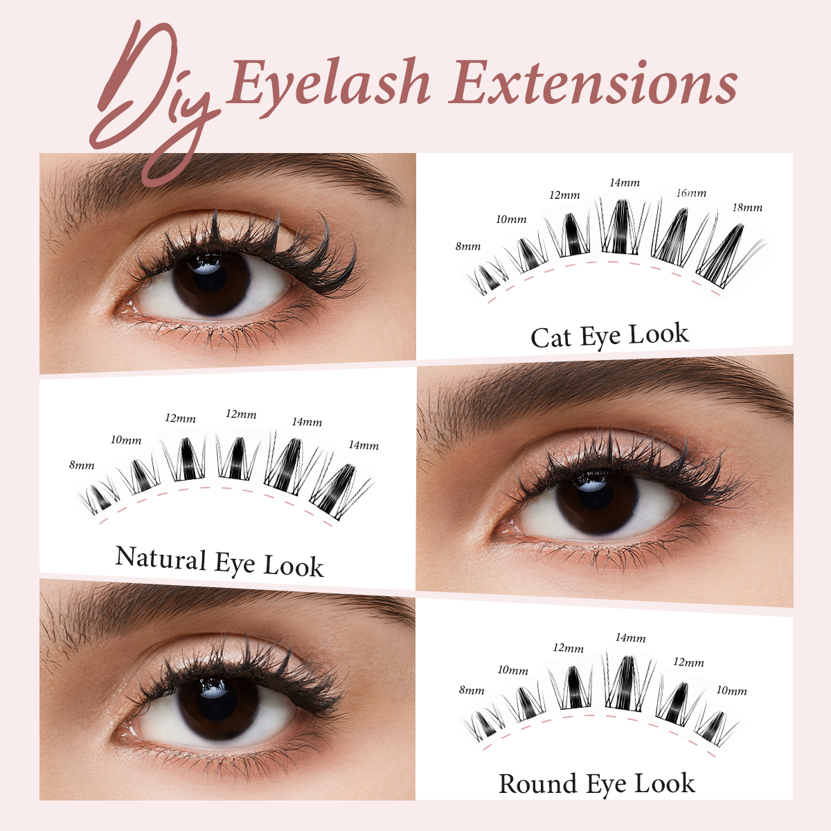 Glammatch Clusters Lash Kit | Fairy Wispy Look