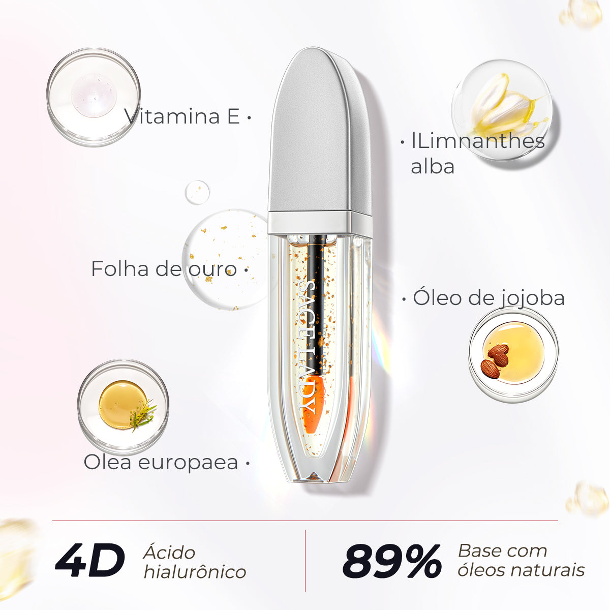 Best-selling color-changing lip Oil in Brazil