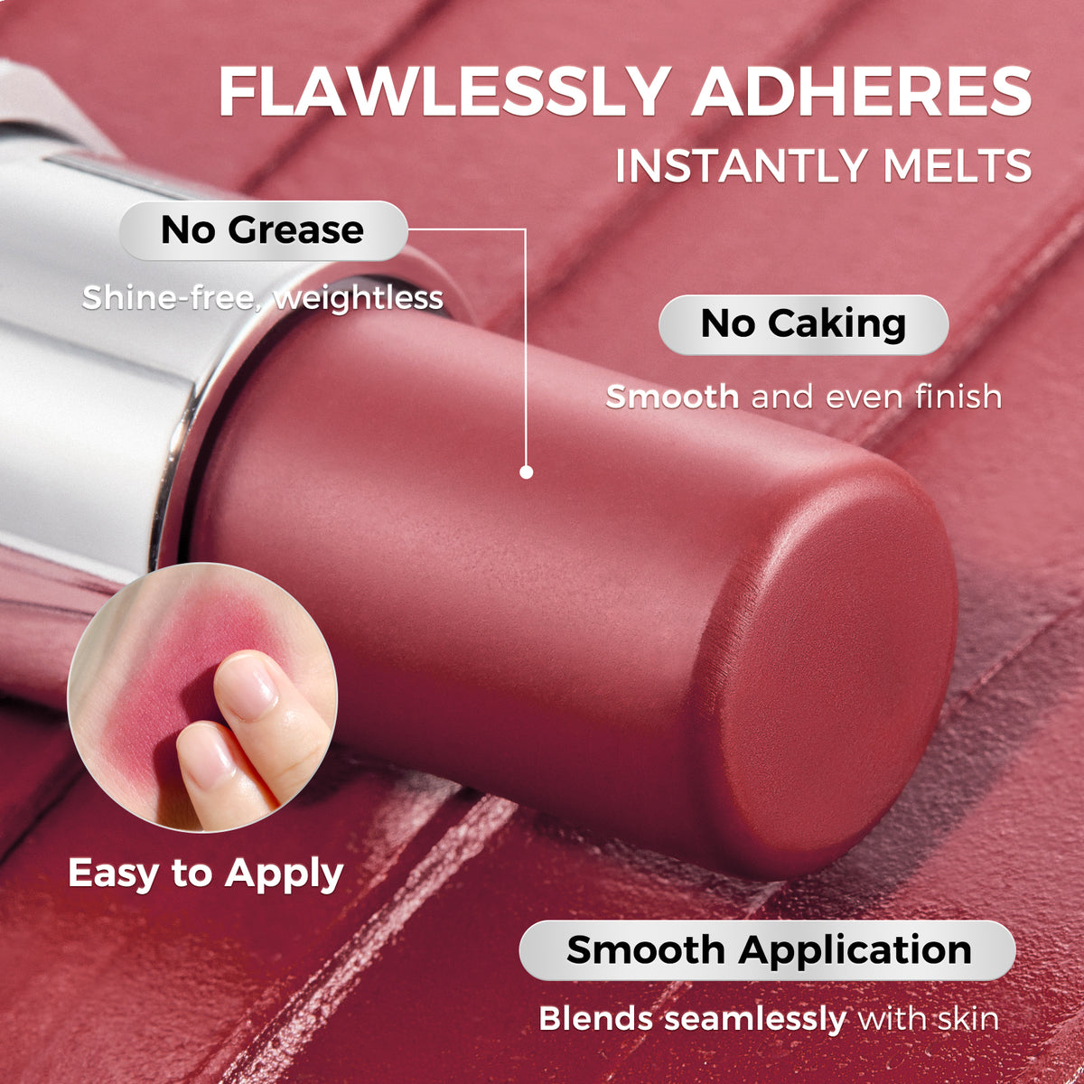 Bronzer, Highlighter, and Blush Stick