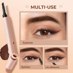 SACE LADY eyebrow cream graphic showing brow shaping and eye makeup detail applications
