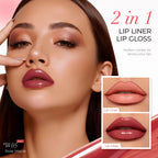 2 IN 1 LIP GLOSS BOOSTER | Glossy Finish, Hydrating