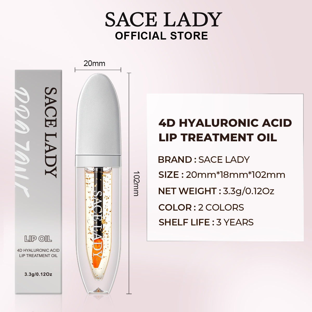 Óleo de Tratamento Labial com Ácido Hialurônico 4D
