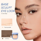 SACE LADY face powder and contour duo with a face diagram showing application areas