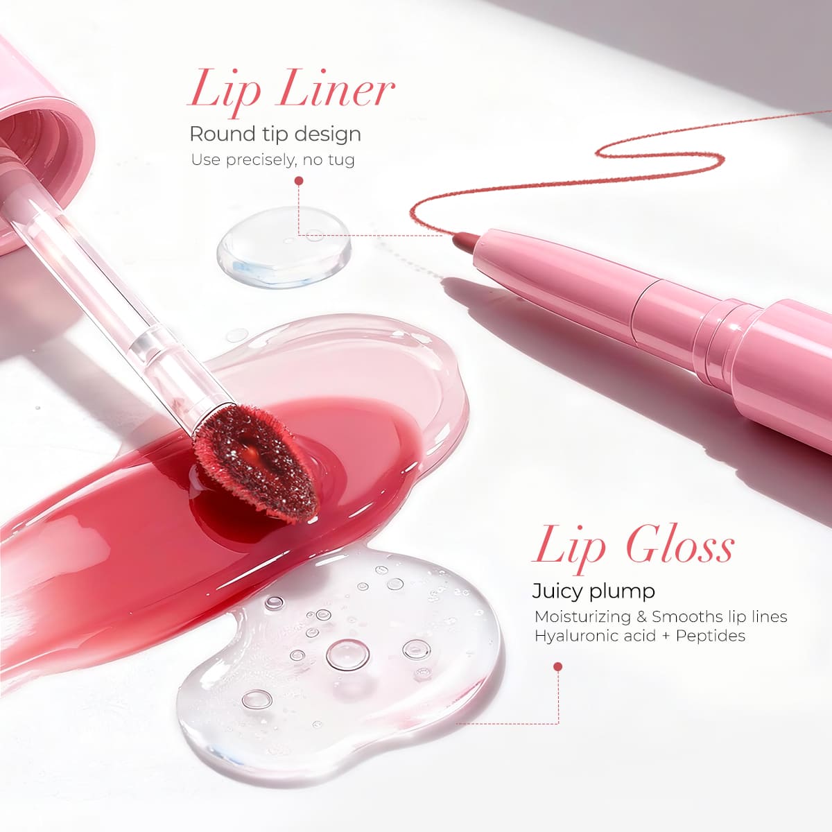 2 IN 1 LIP GLOSS BOOSTER | Glossy Finish, Hydrating