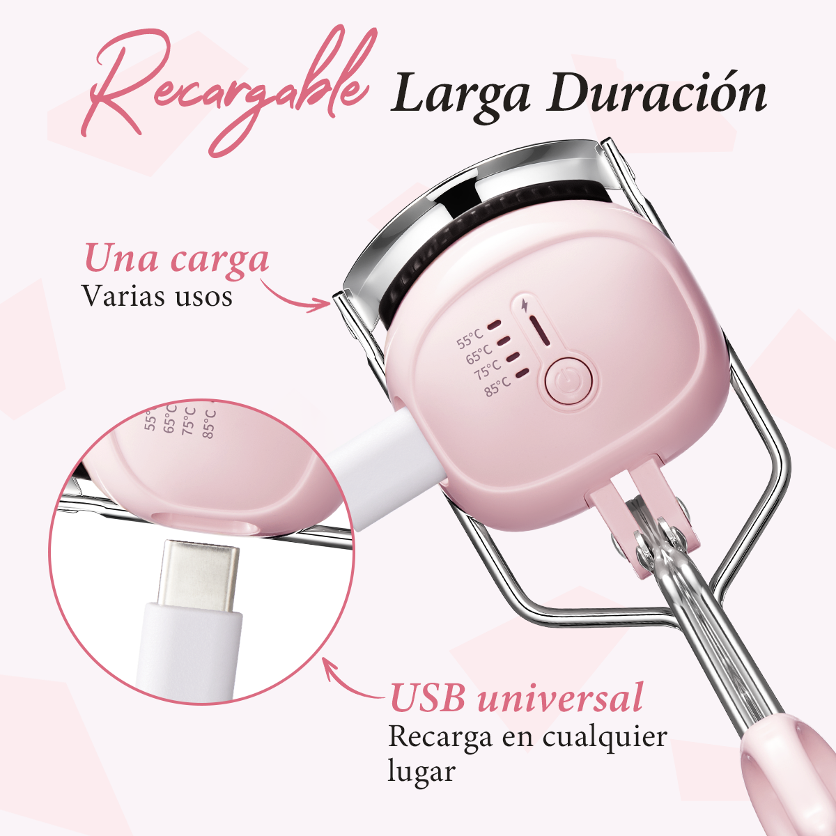 Long-Lasting heated eyelash curler