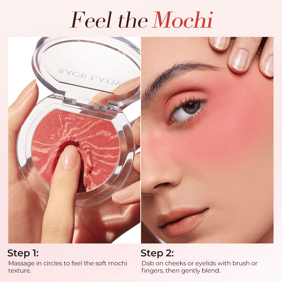 MULTI-USE BOUNCY MOCHI BLUSH | Pigmented, Blendable, SPF20