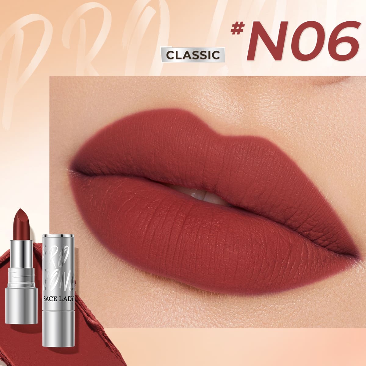 24H LASTING MATTE LIPSTICK | 24-Hour Longwear, Matte Finish, Wateerproof